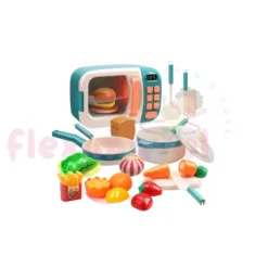 Microwave Toys Kitchen Play Set, Kids Pretend Play Electronic in United States